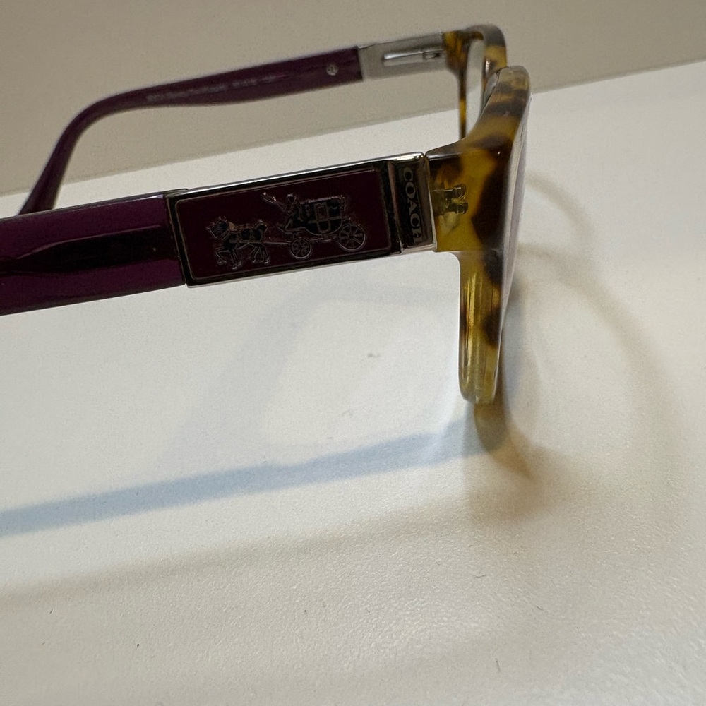 COACH EYEGLASSES HC6062(Darcy)5273‎ (Spotty Tort/Purple) 51•16•135 COACH GLASSES - Picture 12 of 12